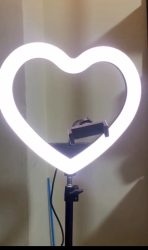 Aro de luz en forma de corazon | 33 cm - Image 2