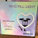 Aro de luz en forma de corazon | 33 cm